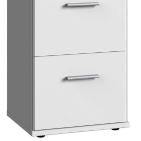 Hohe Schminkkonsole Haruto mit vier Schubladen 46 cm breit – Ansicht 4