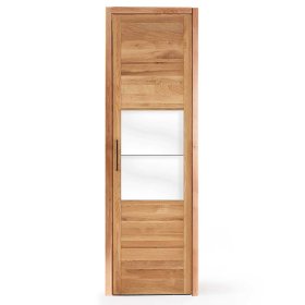 Holzkleiderschrank Zeus aus Wildeiche mit Glasbeschichtung – Ansicht 2