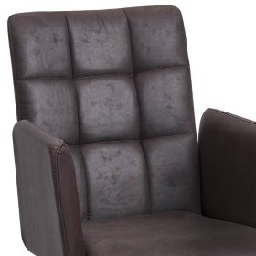 Polsterstuhl Esszimmer Nalivi mit Armlehnen und aufwendigen Steppungen – Ansicht 3