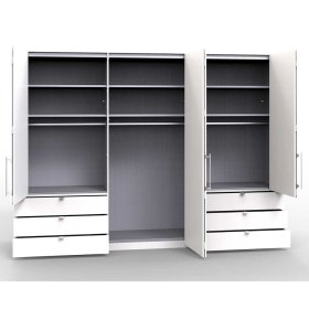 Schlafzimmer Einrichtung Andryas in Creme Weiß Eiche Sonoma komplett (vierteilig) – Ansicht 10