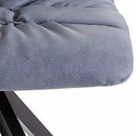 2 Stühle Esszimmer Cherry in Blaugrau und Schwarz mit hoher Lehne (2er Set) – Ansicht 7