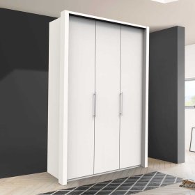 2 türiger Falttürenschrank Emiliano in Weiß Made in Germany – Ansicht 2