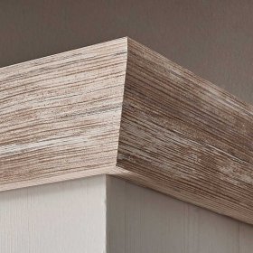 Landhaus Lowboard Flurencina in Pinie Weiß mit 2 Schubladen – Ansicht 6