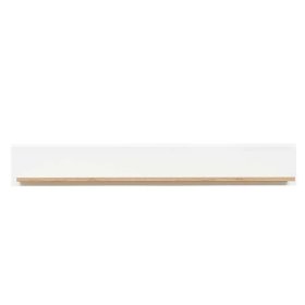 160 cm Wandboard modern Luzie in Weiß und Wildeichefarben – Ansicht 1
