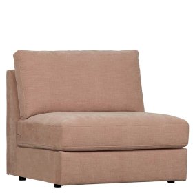 Moderne Modulsofa Element Couch Oktamian in Rosa Einsitzer – Ansicht 3