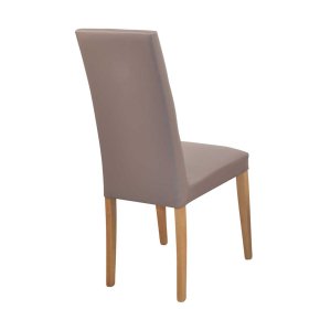 Polsterstühle Forcia in Hellbraun mit hoher Lehne (2er Set) – Ansicht 3