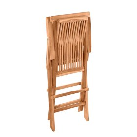 Armlehnen Gartenstühle Spadarius aus Teak Massivholz klappbar (2er Set) – Ansicht 5