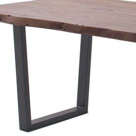 Holztisch Luzia mit natürlicher Baumkante im Industry und Loft Stil – Ansicht 5