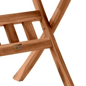 Garten Klapptisch Spadarius aus Teak Massivholz rund – Ansicht 5
