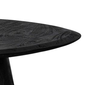 Schwarzer Wohnzimmer Tisch Cerbula in modernem Design 70 cm breit – Ansicht 5
