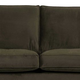 Sitzsofa Giulio in Dunkelgrün Samt 230 cm breit – Ansicht 4