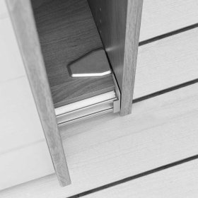 Schlafzimmerkleiderschrank Durac in Eiche Bianco und Weiß – Ansicht 6