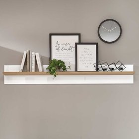 Wandboard Franvos in Weiß und Wildeiche Optik im Skandi Design – Ansicht 3