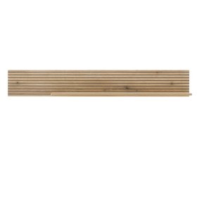 Modernes Wohnzimmer Regal Saladd in Wildeichefarben 150 cm breit – Ansicht 4