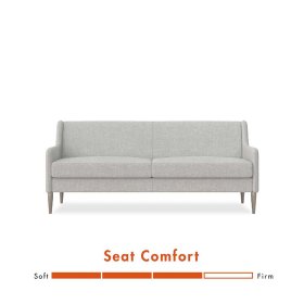 Sofa Nadiola mit drei Sitzplätzen und Vierfußgestell aus Metall – Ansicht 8