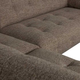 Eckcouch Chimi in Dunkelbraun 267 cm breit - 205 cm tief – Ansicht 8