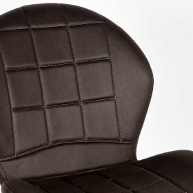 Esszimmerstuhl Mikrofaser Set Chene in Anthrazit & Schwarz 48 cm Sitzhöhe (2er Set) – Ansicht 5