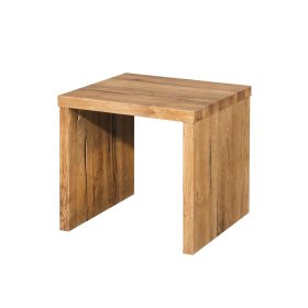 Massivholz Nachttisch Viko aus Eiche 40 cm – Ansicht 1
