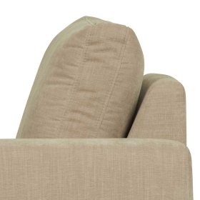Sofa Element mit Armlehne rechts Pilamonia in Beige aus Webstoff – Ansicht 9