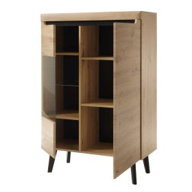 Wohnzimmermöbel Tomya im Skandi Design in Wildeichefarben (dreiteilig) – Ansicht 10