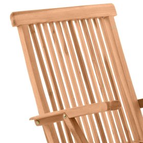Armlehnen Gartenstühle Spadarius aus Teak Massivholz klappbar (2er Set) – Ansicht 6