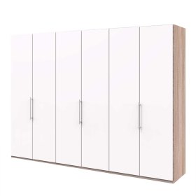 Panorama Schlafzimmerschrank Lolyana mit Falttüren modern – Ansicht 1