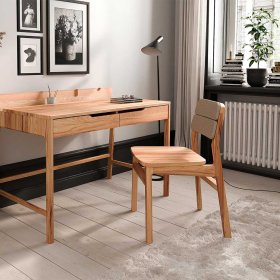 Esszimmerstuhl Korres aus Kernbuche Massivholz in modernem Design (2er Set) – Ansicht 4