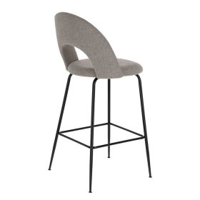 Tresenhocker Viramiru in Hellgrau & Schwarz 63 cm Sitzhöhe (4er Set) – Ansicht 4