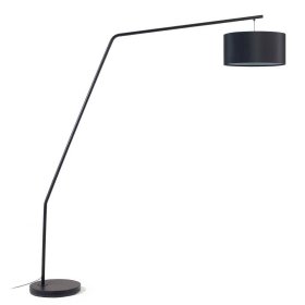 Skandi Design Bogen Stehlampe Betrac in Schwarz 222 cm hoch – Ansicht 2