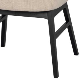 Polsterstuhlset Esszimmer Kulyna in Beige und Schwarz (2er Set) – Ansicht 9