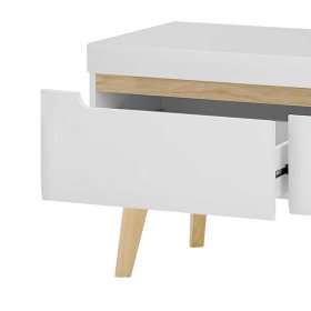 Schrankwand Wohnzimmer Jasturian im Skandi Design 134 cm hoch (vierteilig) – Ansicht 13