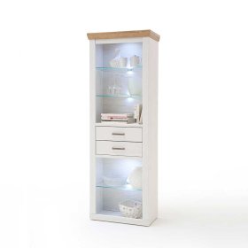 Esszimmer Regal Wonders im Landhausstil in Weiß und Eiche Optik – Ansicht 2