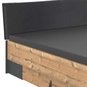 Schlafzimmermöbel modern Vedra im Industrie Stil Made in Germany (vierteilig) – Ansicht 3