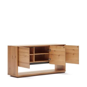 Esszimmersideboard Blax in Eichefarben furniert und lackiert – Ansicht 3