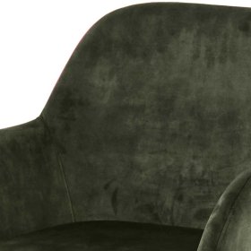 Samt Armlehner Salassos in Dunkelgrün und Schwarz (2er Set) – Ansicht 6