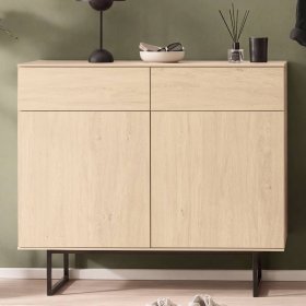 Garderobenset Carno 40 cm tief in Eiche Stone (vierteilig) – Ansicht 2