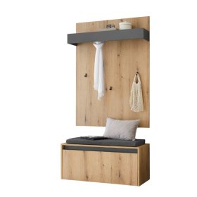 Dielen Set Castilla in modernem Design inklusive Sitzpolster Auflage (zweiteilig) – Ansicht 1