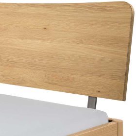 Massivbett Eiche hell geölt Jakery 160x200 cm und 180x200cm – Ansicht 4