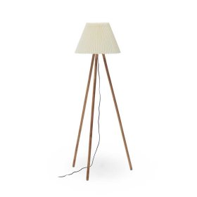 Skandi Design Stehleuchte Clorina 149 cm hoch mit Holzgestell – Ansicht 1
