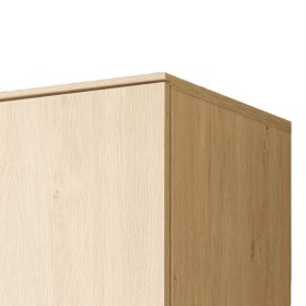 Flurschrank Carno in Eiche Stone 200 cm hoch – Ansicht 5