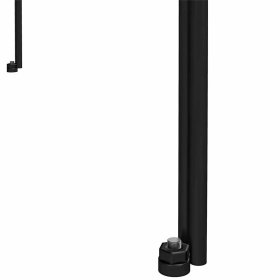 Schwarzes Standregal Tora in modernem Design 80 cm breit – Ansicht 6