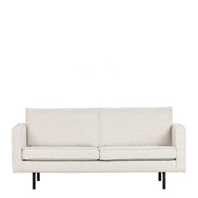 Sofa Vanillin mit zwei Sitzplätzen aus Boucle Stoff – Ansicht 2
