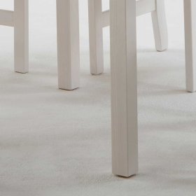 Landhaus Esstisch Pilawan in Weiß Grau aus Kiefer Massivholz – Ansicht 4