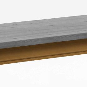 Küchenbank Legero in Grau und Kiefer Laugenfarben mit 46 cm Sitzhöhe – Ansicht 6