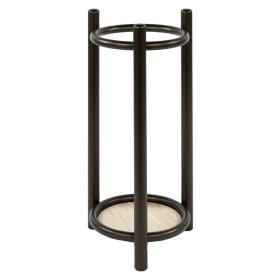 Schirmständer Krispa in Dunkelbraun - Bronze aus Stahl – Ansicht 1