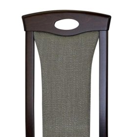 Polster Stühle Valmonda in Nussbaumfarben und Grün (2er Set) – Ansicht 4