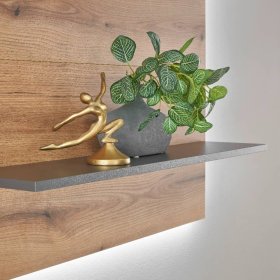 Wandregal Castilla in Wildeichefarben 80 cm hoch – Ansicht 4