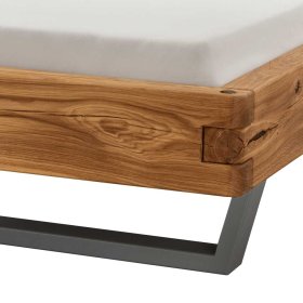 Naturholzbetten Tiwegus im Industry und Loft Stil aus Wildeiche Massivholz – Ansicht 6