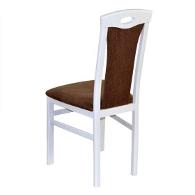 Polsterstühle Esszimmer Cafelonia in Weiß und Braun (2er Set) – Ansicht 3