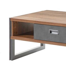 Couchtisch Ceusenia in Eiche dunkel Schiefer Grau – Ansicht 4